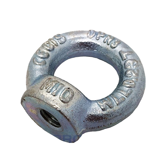 الصين مصنع رخيصة الثمن رفع العين الجوز DIN 582 الصلب C15E المجلفن