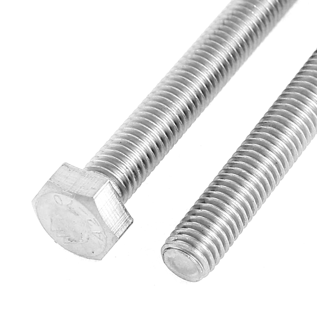 A4 البحرية الصف غرامة الموضوع 304 الفولاذ المقاوم للصدأ كامل الموضوع عرافة رئيس البراغي DIN933