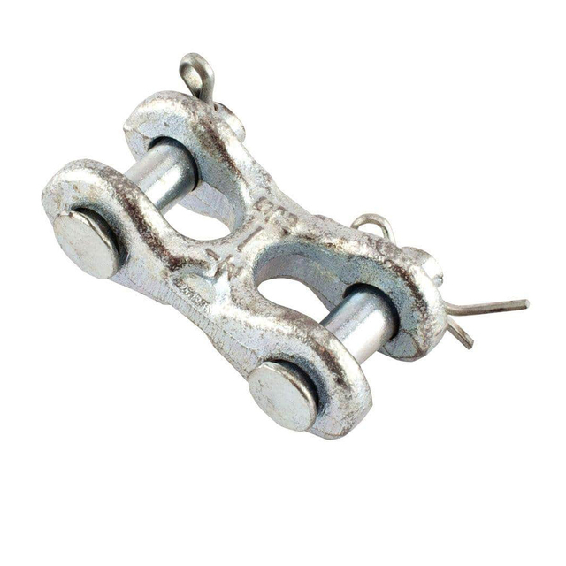 G-70 5/16 'H نوع وصلات Clevis مزدوجة مزورة TWIN CLEVIS LINK GRADE 70 الزنك مطلي للسلسلة