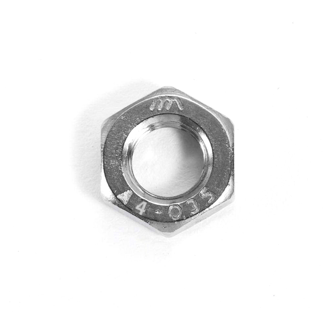 جودة عالية ISO4035 DIN936 AISI 304 سداسية من الفولاذ المقاوم للصدأ رقيقة الجوز المربى الجوز