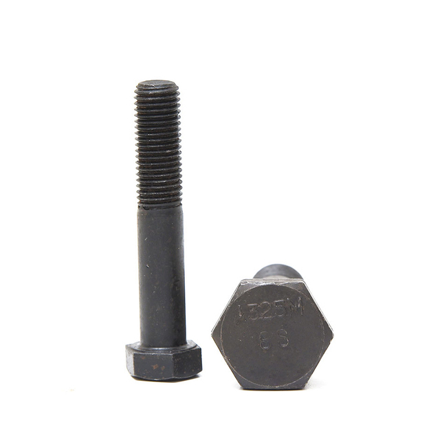 الجملة DIN931 نصف الموضوع الأسود عرافة بولت الصف 8.8