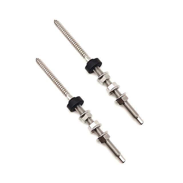 M10 * 200 مللي متر سقف شمسي تصاعد رئيس شماعات الترباس نظام الضوئية شماعات البراغي لتوصيل الألومنيوم الشخصي القضبان