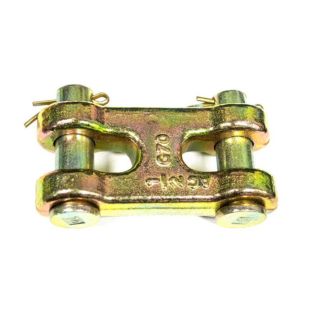 H نوع TWIN CLEVIS LINK GRADE 70 G70 Double Clevis Link كرومات صفراء