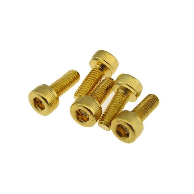 مسامير براغي بغطاء رأس سداسي UNC بخيط خشن درجة 8 من الفولاذ والزنك الأصفر