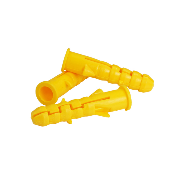 سدادات راول البلاستيكية لأنابيب التمدد وسدادات الحائط ومثبتات الحوائط الجافة مع براغي فيليبس ذات الرأس المسطح