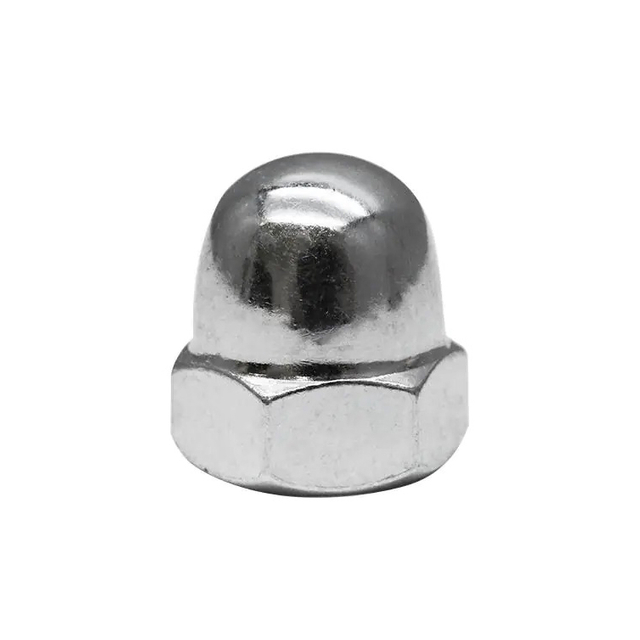 عرافة الجوزة الجوز 304 الفولاذ المقاوم للصدأ مسدس نصف دائرة غطاء غطاء المكسرات قبة المكسرات