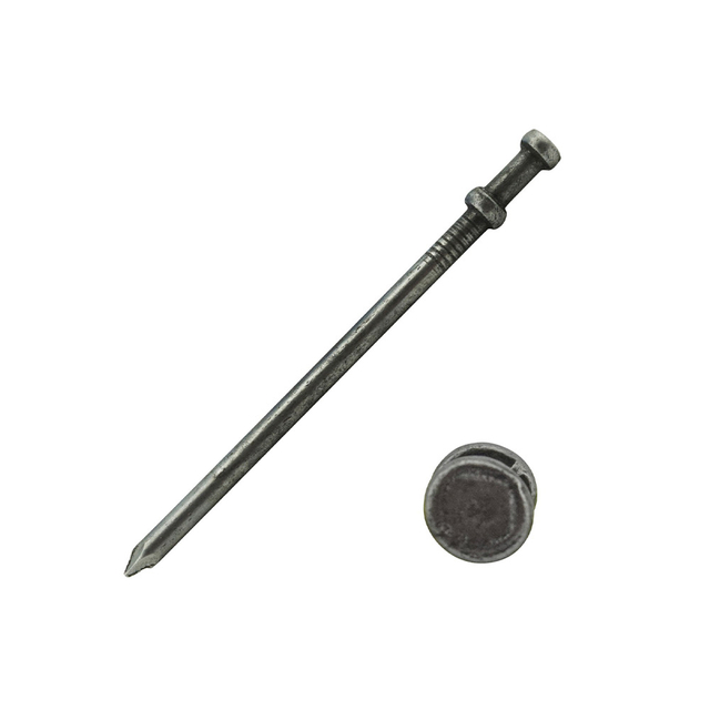 مسمار مزدوج الرأس من الفولاذ ذو الساق الناعمة على الوجهين