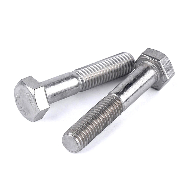 DIN931 الفولاذ المقاوم للصدأ 304 A2-70 A2-80 نصف الموضوع الخارجي عرافة رئيس الترباس