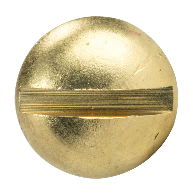 DIN 96 سبائك النحاس الذاتي التنصت على المسمار مشقوق مسامير الخشب جولة الرأس